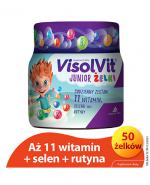  VisolVit Junior żelki, witaminy i minerały dla dzieci po 3 r.ż., 250 g, cena, opinie, właściwości