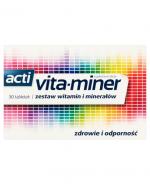  VITA-MINER Komplet niezbędnych witamin i minerałów - 30 tabl. 