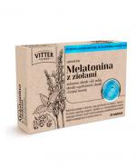 VITTER HERBS Melatonina z ziołami - 20 tabl.