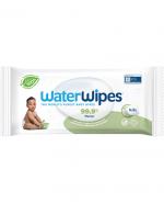 WaterWipes Kids Chusteczki nawilżane 99,9% wody , kropla ekstraktu owocowego i wyciągu z orzechów mydlanych 100% biodegradowalne - 60 szt.