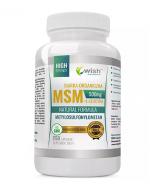 Wish MSM + L - Leucyna Siarka Organiczna 500 mg - 250 kaps.