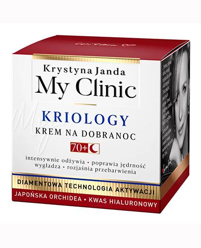  My Clinic KRIOLOGY Krem na dobranoc 70+, 50 ml, cena, opinie, wskazania - Apteka internetowa Melissa  