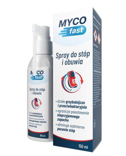  MYCOfast Spray do stóp i obuwia, 150 ml - cena, opinie, wskazania - Apteka internetowa Melissa  
