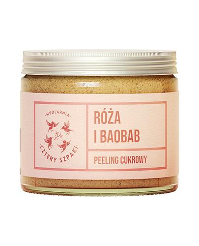 Mydlarnia Cztery Szpaki Peeling róża i baobab - 250 ml - cena, opinie, właściwości - Apteka internetowa Melissa