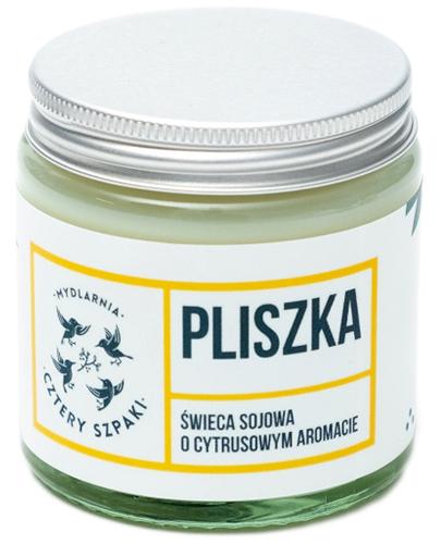  Mydlarnia Cztery Szpaki Pliszka Świeca sojowa o cytrusowym aromacie, 1 sztuka - Apteka internetowa Melissa  