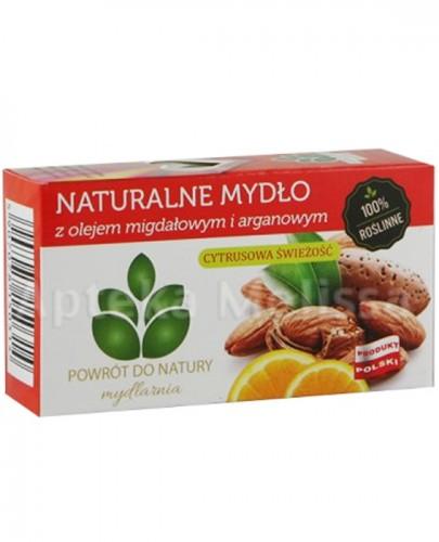 MYDLARNIA Naturalne mydło z olejem migdałowym i arganowym - 100 g - Apteka internetowa Melissa