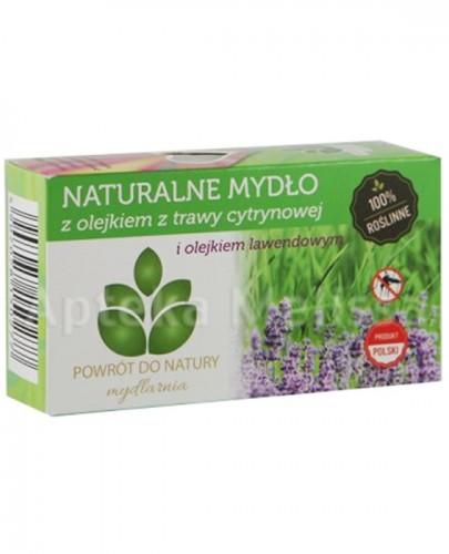 MYDLARNIA Naturalne mydło z olejkiem z trawy cytrynowej i olejkiem lawendowym - 100 g - Apteka internetowa Melissa