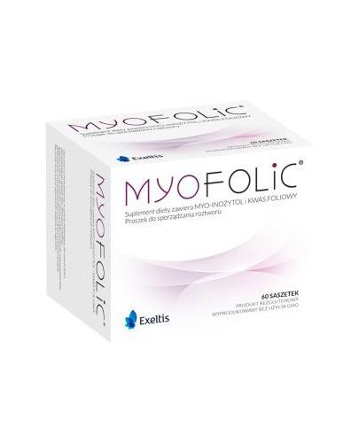 MYOFOLIC - wsparcie dla płodności kobiet - 60 saszetek Data ważności 2021.06.30 - Apteka internetowa Melissa