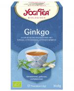  Yogi Tea Organic Ginkgo Ajurwedyjska Herbata z miłorzębem japońskim, 17 sasz., cena, opinie, właściwości 