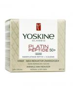  Yoskine Classic Platin peptide 50+ Krem max - reduktor zmarszczek na dzień skóra normalna i sucha - 50 ml - cena, opinie, właściwości 