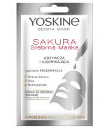  YOSKINE GEISHA MASK Maska na srebrnej tkaninie SAKURA - 1 szt. - cena, właściwości, opinie 
