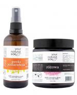 Your Natural Side Woda kwiatowa Gorzka pomarańcza - 100 ml + Your Natural Side Glinka różowa - 100 g