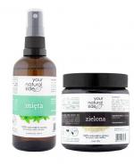 Your Natural Side Woda kwiatowa Mięta - 100 ml + Your Natural Side Glinka zielona - 100 g