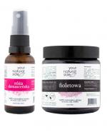 Your Natural Side Woda kwiatowa Róża damasceńska - 100 ml + Your Natural Side Glinka fioletowa - 50 g