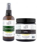 Your Natural Side Woda kwiatowa Rozmaryn - 100 ml + Your Natural Side Glinka żółta - 100 g