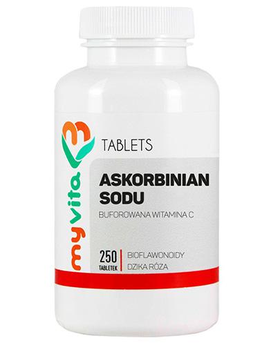  MyVita Askorbinian sodu, buforowana witamina C, 250 tabletek - Apteka internetowa Melissa  