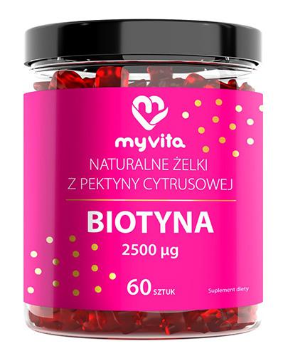 MyVita Biotyna Żelki, 60 sztuk - Apteka internetowa Melissa