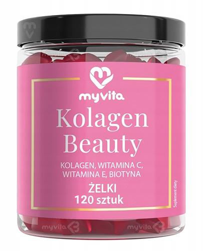  MyVita Kolagen Beauty Żelki, 120 sztuk - Apteka internetowa Melissa  