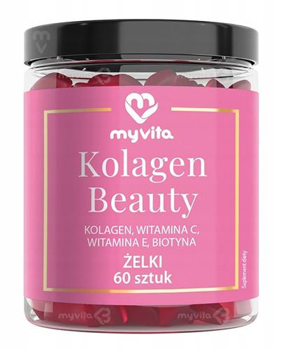  MyVita Kolagen Beauty Żelki, 60 sztuk - Apteka internetowa Melissa  