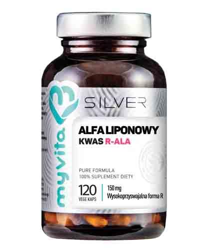  MYVITA Kwas alfa liponowy R-ALA 150 mg - 120 kapsułek - Apteka internetowa Melissa  
