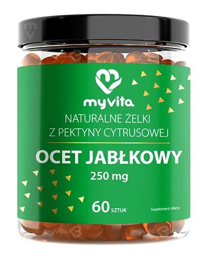 MyVita Ocet jabłkowy Żelki, 60 sztuk - Apteka internetowa Melissa