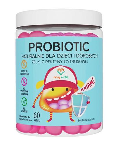  MyVita Probiotic Żelki z pektyny cytrusowej - 60 szt. - cena, opinie, wskazania - Apteka internetowa Melissa  