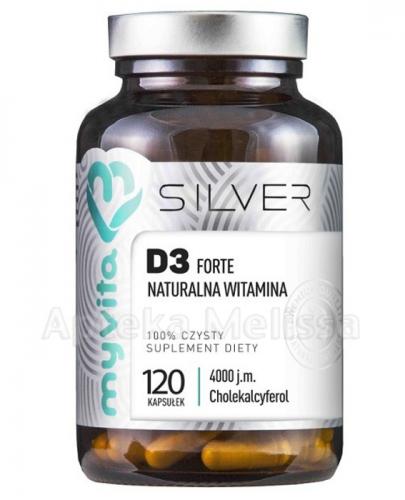  MYVITA SILVER Naturalna witamina D3 4000 j.m. - 120 kaps. - Apteka internetowa Melissa  