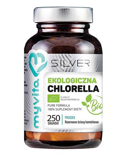  MyVita Silver Pure 100 % Chlorella Bio proszek, 250 g, cena, opinie, właściwości - Apteka internetowa Melissa  