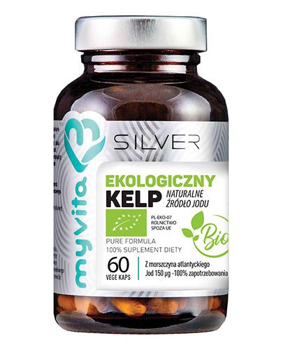  MyVita Silver Pure 100 % Kelp Bio, 60 kaps., cena, opinie, właściwości - Apteka internetowa Melissa  