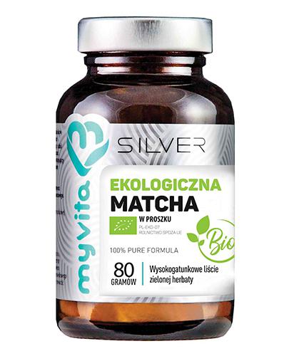  MyVita Silver Pure 100 % Matcha Bio proszek, 80 g, cena, opinie, właściwości - Apteka internetowa Melissa  