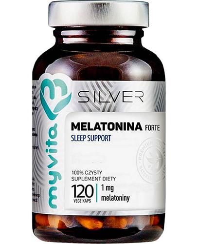  MyVita Silver Pure 100 % Melatonina Forte, 120 kaps., cena, opinie, wskazania - Apteka internetowa Melissa  