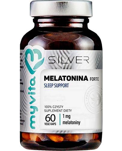  MyVita Silver Pure 100 % Melatonina Forte, 60 kaps., cena, opinie, wskazania - Apteka internetowa Melissa  