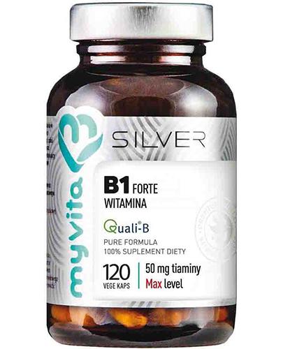  MyVita Silver Pure 100 % Witamina B1 Forte 50 mg,120 kaps., cena, opinie, wskazania - Apteka internetowa Melissa  