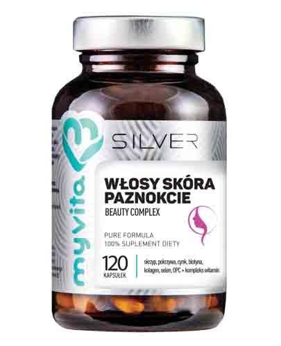 Myvita Silver Włosy Skóra Paznokcie 120 Kaps