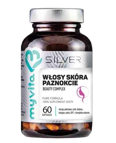 Myvita Silver Włosy Skóra Paznokcie 60 Kaps