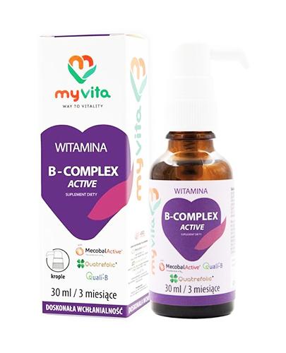  MyVita Witamina B-Complex active, 30 ml - Apteka internetowa Melissa  