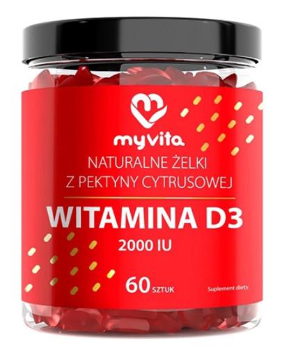 MyVita Witamina D3 Naturalne Żelki dla dorosłych, 60 sztuk - Apteka internetowa Melissa