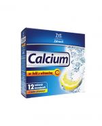 Zdrovit Calcium w folii z witaminą C o smaku cytrynowym - 12 tabl. mus. 