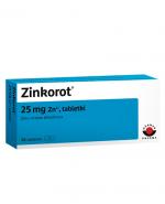  ZINKOROT 25 mg Zn2+ - 20 tabl. - cena, dawkowanie, opinie 