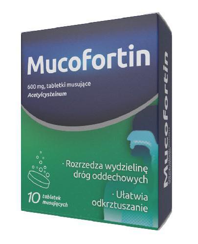  Mucofortin 600 mg, 10 tabl. mus., cena, opinie, składniki - Apteka internetowa Melissa  