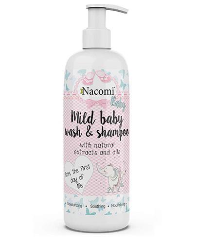  NACOMI BABY Emulsja do mycia ciała i włosów dla dzieci i niemowląt - 400 ml - Apteka internetowa Melissa  