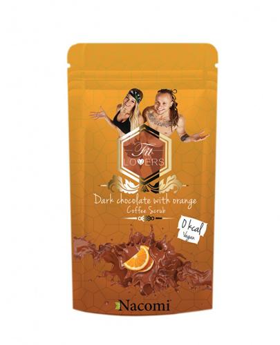  NACOMI FIT LOVERS Peeling kawowy gorzka czekolada z pomarańczą - 125 g - Apteka internetowa Melissa  