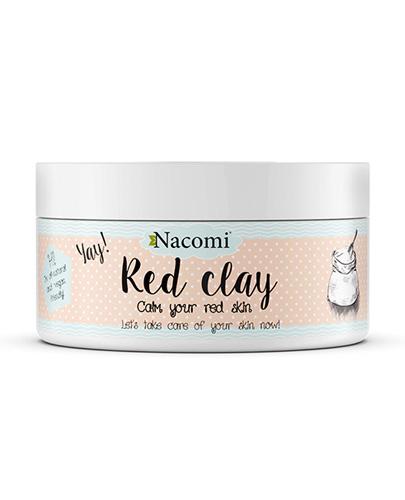 NACOMI Glinka czerwona - maseczka zmniejszająca zaczerwienienia - 100 g