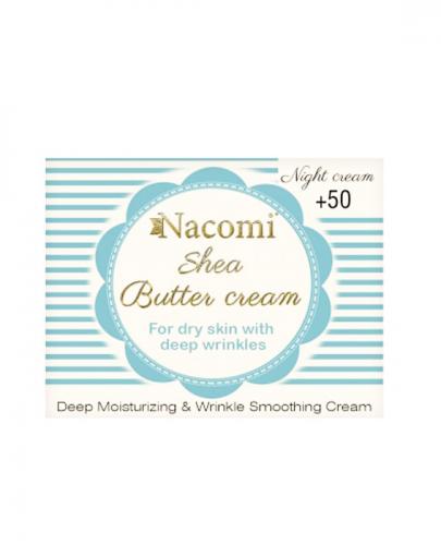 NACOMI Krem z masłem shea 50+ na noc - 50 ml