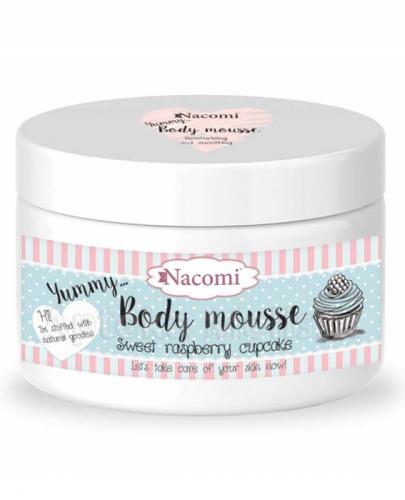 NACOMI Mus do ciała malinowa babeczka - 180 ml - Apteka internetowa Melissa