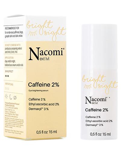  Nacomi Next Level Serum rozświetlające pod oczy Caffeine 2 %, 15 ml, cena, opinie, wskazania - Apteka internetowa Melissa  