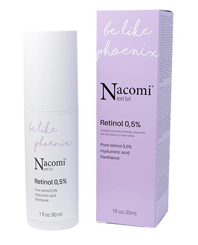 Nacomi Next Level Serum na noc z retinolem 0,25% - 30 ml - cena, opinie, właściwości