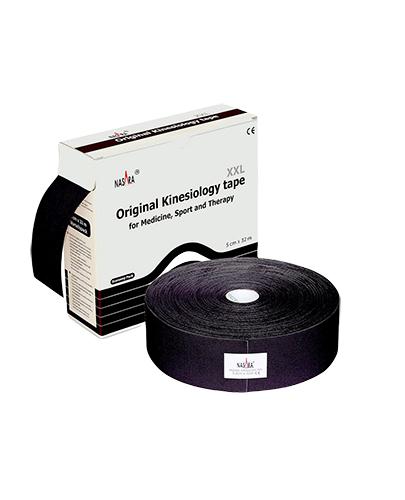  Nasara Kinesiology Tape XXL, 5 cm x 32 m, czarny, 1 szt., opinie, właściwości, cena - Apteka internetowa Melissa  