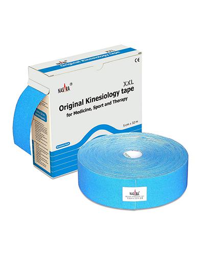  Nasara Kinesiology Tape XXL, 5 cm x 32 m, niebieski, 1 szt., cena, właściwości, opinie - Apteka internetowa Melissa  