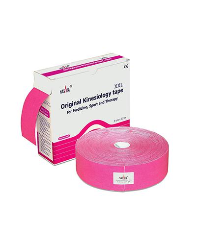  Nasara Kinesiology Tape XXL, 5 cm x 32 m, różowy, 1 szt., cena, opinie, właściwości - Apteka internetowa Melissa  